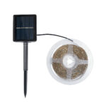 GLOBOSTAR® SOLARSTRIP 70421 Σετ Ταινίας 3W 90lm 120° DC 5V με Φωτοβολταϊκό Panel 5V 0.3W με Αισθητήρα Ημέρας-Νύχτας Αδιάβροχο IP65 90 x SMD2835 Chip Πολύχρωμο RGB Dimmable - Sanan SMD Chip - Μ300 x Π0.8 x Υ0.3cm - Ρολό 3 Μέτρων - 2 Χρόνια Εγγύηση - Image 2