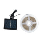 GLOBOSTAR® SOLARSTRIP 70421 Σετ Ταινίας 3W 90lm 120° DC 5V με Φωτοβολταϊκό Panel 5V 0.3W με Αισθητήρα Ημέρας-Νύχτας Αδιάβροχο IP65 90 x SMD2835 Chip Πολύχρωμο RGB Dimmable - Sanan SMD Chip - Μ300 x Π0.8 x Υ0.3cm - Ρολό 3 Μέτρων - 2 Χρόνια Εγγύηση - Image 3
