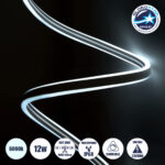 GLOBOSTAR® 70490 DOUBLESIDED 70490 Ταινία Neon Flex LED 12W/m 1080lm/m 240° DC 220-240V Αδιάβροχο IP65 120 x SMD2835 Chip/m Ψυχρό Λευκό 6000K Dimmable - Sanan SMD Chip - Μ100 x Π0.8 x Υ1.6cm - 3 Χρόνια Εγγύηση