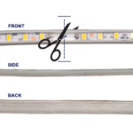 GLOBOSTAR® EPISLIM 70502 Ταινία LED 12W/m 1080lm/m 120° DC 220-240V Αδιάβροχη IP65 96 x SMD2835 Chip/m Θερμό Λευκό 2700K Dimmable - Epistar SMD Chip - Μ100 x Π1 x Υ0.5cm - 3 Χρόνια Εγγύηση - Image 5