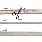 GLOBOSTAR® EPISLIM 70503 Ταινία LED 12W/m 1020lm/m 120° DC 220-240V Αδιάβροχη IP65 96 x SMD2835 Chip/m Ultra Θερμό Λευκό 2200K Dimmable - Epistar SMD Chip - Μ100 x Π1 x Υ0.5cm - 3 Χρόνια Εγγύηση - Image 5