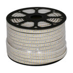 GLOBOSTAR® EPIWIDE 70512 Ταινία LED 24W/m 2160lm/m 120° DC 220-240V Αδιάβροχη IP65 180 x SMD2835 Chip/m Θερμό Λευκό 2700K Dimmable - Epistar SMD Chip - M100 x Π1.6 x Υ0.7cm - 3 Χρόνια Εγγύηση - Image 3