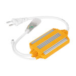 GLOBOSTAR® EPIWIDE-B 70541 Dimmer / Controller με IR Ασύρματο Χειριστήριο 6A 1380W AC 220-240V σε DC 220-240V για έως 100 Μέτρα Ταινία LED Αδιάβροχο IP65 Dimmable - Ασημί & Πορτοκαλί - Μ50 x 6 x Υ1.5cm - 2 Χρόνια Εγγύηση - Image 3