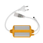 GLOBOSTAR® EPIWIDE-B 70541 Dimmer / Controller με IR Ασύρματο Χειριστήριο 6A 1380W AC 220-240V σε DC 220-240V για έως 100 Μέτρα Ταινία LED Αδιάβροχο IP65 Dimmable - Ασημί & Πορτοκαλί - Μ50 x 6 x Υ1.5cm - 2 Χρόνια Εγγύηση - Image 5