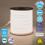 GLOBOSTAR® NEOTUBE 70591 Ταινία Neon Flex LED 12W/m 960lm/m 360° DC 220-240V Αδιάβροχο IP65 120 x SMD2835 Chip/m Φυσικό Λευκό 4500K Dimmable - Sanan SMD Chip - Μ100 x Π1.3 x Υ1.3cm - 3 Χρόνια Εγγύηση