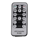 GLOBOSTAR® NEOVALE-A 70626 Dimmer / Controller με IR Ασύρματο Χειριστήριο 6A 1380W AC 220-240V σε DC 220-240V για έως 100 Μέτρα Neon Flex LED Αδιάβροχο IP44 Dimmable - Λευκό - Μ57 x 5 x Υ3.5cm - 2 Χρόνια Εγγύηση - Image 3