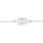 GLOBOSTAR® LIGHTUBE-AB 70652 Μεταλλάκτης Τροφοδοσίας 2A 460W AC 220-240V σε DC 220-240V για έως 100 Μέτρα Φωτοσωλήνα LED Αδιάβροχο IP65 - Λευκό - Μ40.5 x Π2.5 x Υ1.5cm - 2 Χρόνια Εγγύηση - Image 4