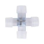 GLOBOSTAR® LIGHTUBE-AB 70663 + Σύνδεσμος για Φωτοσωλήνα LED Αδιάβροχο IP65 - Διάφανο - Μ6.5 x Π6.5 x Υ2cm - Image 3
