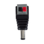 GLOBOSTAR® STRIPDC 70677 Ταχυσύνδεσμος DC Jack 5.5x2.1mm Αρσενικός σε Πατητή Κλέμα IP20 - Μαύρο - Μ4.1 x Π1.5 x Υ2cm - Image 4