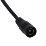 GLOBOSTAR® STRIPDC 70681 Ταχυσύνδεσμος DC Jack 5.5x2.1mm Θηλυκός σε Αρσενικό με Διακόπτη On/Off IP20 - Μαύρο - Μ185 x Π1.9 x Υ1.5cm - Image 4