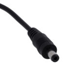 GLOBOSTAR® STRIPDC 70681 Ταχυσύνδεσμος DC Jack 5.5x2.1mm Θηλυκός σε Αρσενικό με Διακόπτη On/Off IP20 - Μαύρο - Μ185 x Π1.9 x Υ1.5cm - Image 5