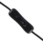 GLOBOSTAR® STRIPDC 70681 Ταχυσύνδεσμος DC Jack 5.5x2.1mm Θηλυκός σε Αρσενικό με Διακόπτη On/Off IP20 - Μαύρο - Μ185 x Π1.9 x Υ1.5cm - Image 6