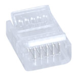 GLOBOSTAR® STRIPCON 70689 Ταχυσύνδεσμος για RGBW+WW Ταινία LED 12mm σε 12mm IP20 - Διάφανο - Μ1.9 x Π1.6 x Υ0.7cm - Image 2