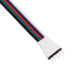 GLOBOSTAR® STRIPCON 70696 Ταχυσύνδεσμος 5 Pin Αρσενικός για Ταινία LED RGBW σε 5 Καλώδια IP20 - Πολύχρωμο - Μ15.6 x Π1.3 x Υ0.3cm - Image 3