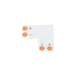 GLOBOSTAR® STRIPCON 70705 L Σύνδεσμος για Μονόχρωμη Ταινία LED 10mm σε 10mm IP20 - Λευκό - Μ2 x Π2 x Υ0.1cm - Image 3