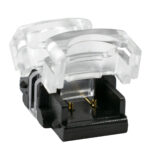GLOBOSTAR® STRIPCON 70715 Ταχυσύνδεσμος για Μονόχρωμη Ταινία LED 8mm σε 8mm Αδιάβροχο IP65 - Διάφανο - Μ1.3 x Π1.9 x Υ0.8cm - Image 3