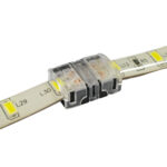 GLOBOSTAR® STRIPCON 70715 Ταχυσύνδεσμος για Μονόχρωμη Ταινία LED 8mm σε 8mm Αδιάβροχο IP65 - Διάφανο - Μ1.3 x Π1.9 x Υ0.8cm - Image 4