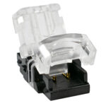 GLOBOSTAR® STRIPCON 70716 Ταχυσύνδεσμος για Μονόχρωμη Ταινία LED 8mm σε 2 Καλώδια Αδιάβροχο IP65 - Διάφανο - Μ1.3 x Π2.4 x Υ0.8cm - Image 3