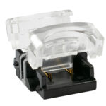 GLOBOSTAR® STRIPCON 70719 Ταχυσύνδεσμος για Μονόχρωμη Ταινία LED 10mm σε 10mm Αδιάβροχο IP65 - Διάφανο - Μ1.5 x Π1.9 x Υ0.8cm - Image 3