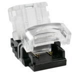 GLOBOSTAR® STRIPCON 70720 Ταχυσύνδεσμος για Μονόχρωμη Ταινία LED 10mm σε 2 Καλώδια Αδιάβροχο IP65 - Διάφανο - Μ1.5 x Π2.4 x Υ0.8cm - Image 3
