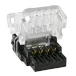 GLOBOSTAR® STRIPCON 70722 Ταχυσύνδεσμος για RGB Ταινία LED 10mm σε 4 Καλώδια IP20 - Διάφανο - Μ1.5 x Π2.4 x Υ0.8cm - Image 4