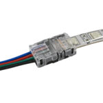 GLOBOSTAR® STRIPCON 70724 Ταχυσύνδεσμος για RGB Ταινία LED 10mm σε 4 Καλώδια Αδιάβροχο IP65 - Διάφανο - Μ1.5 x Π2.4 x Υ0.8cm - Image 5