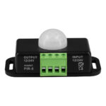 GLOBOSTAR® SENSORE 70743 Ανιχνευτής PIR / Αισθητήρας Κίνησης 180° DC 12-24V 6A 144W Max IP20 - Μ7.6 x Π4.5 x Υ3.3cm - 2 Χρόνια Εγγύηση - Image 4