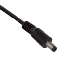 GLOBOSTAR® STRIPDC 70745 Ταχυσύνδεσμος DC Jack 5.5x2.1mm Θηλυκός σε Αρσενικό IP20 - Μαύρο - Μ200 x Π2.1 x Υ2.1cm - Image 4