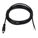 GLOBOSTAR® STRIPDC 70749 Ταχυσύνδεσμος DC Jack 5.5x2.1mm Αρσενικός IP20 - Μαύρο - Μ200 x Π2.1 x Υ2.1cm - Image 2
