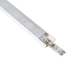 GloboStar® CURVED-PROFILE 70802-3M Προφίλ Αλουμινίου - Βάση & Ψύκτρα Ταινίας LED με Λευκό Γαλακτερό Κάλυμμα - Επιφανειακή Χρήση - Εύκαμπτο με Δυνατότητα Κυρτής Τοποθέτησης - Πατητό Κάλυμμα - Ασημί - 3 Μέτρα - Πακέτο 5 Τεμαχίων - Μ300 x Π1.8 x Υ0.5cm - Image 2