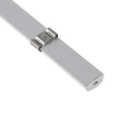 GloboStar® CURVED-PROFILE 70802-3M Προφίλ Αλουμινίου - Βάση & Ψύκτρα Ταινίας LED με Λευκό Γαλακτερό Κάλυμμα - Επιφανειακή Χρήση - Εύκαμπτο με Δυνατότητα Κυρτής Τοποθέτησης - Πατητό Κάλυμμα - Ασημί - 3 Μέτρα - Πακέτο 5 Τεμαχίων - Μ300 x Π1.8 x Υ0.5cm - Image 5