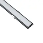 GLOBOSTAR® ALP-LINEAR CURBARIO 70804-1M Επιφανειακό Εύκαμπτο Προφίλ Αλουμινίου με Λευκό Γαλακτερό Πατητό Κάλυμμα για Ταινίες LED IP20 - Μαύρο & Λευκό - Μ100 x Π1.8 x Υ0.5cm - Image 4