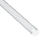GLOBOSTAR® ALP-LINEAR RECCA 70807-1M Χωνευτό Προφίλ Αλουμινίου με Λευκό Γαλακτερό Πατητό Κάλυμμα για Ταινίες LED IP20 - Ασημί & Λευκό - Μ102 x Π2.2 x Υ0.8cm - Image 3
