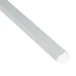 GLOBOSTAR® ALP-LINEAR RECCA 70807-1M Χωνευτό Προφίλ Αλουμινίου με Λευκό Γαλακτερό Πατητό Κάλυμμα για Ταινίες LED IP20 - Ασημί & Λευκό - Μ102 x Π2.2 x Υ0.8cm - Image 4