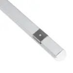 GLOBOSTAR® ALP-LINEAR RECCA 70807-1M Χωνευτό Προφίλ Αλουμινίου με Λευκό Γαλακτερό Πατητό Κάλυμμα για Ταινίες LED IP20 - Ασημί & Λευκό - Μ102 x Π2.2 x Υ0.8cm - Image 5