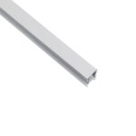 GloboStar® GLASSBOARD-PROFILE 70808-3M Προφίλ Αλουμινίου - Βάση & Ψύκτρα Ταινίας LED με Λευκό Γαλακτερό Κάλυμμα - Χρήση για Μοριακό Φωτισμό Γυαλιού Πάχους 8mm - Πατητό Κάλυμμα - Ασημί - 3 Μέτρα - Πακέτο 5 Τεμαχίων - Μ300 x Π1.1 x Υ1.7cm - Image 5