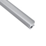 GLOBOSTAR® ALP-R-SHELF DODA 70814-3M Χωνευτό Προφίλ Αλουμινίου Ειδικό για Φωτισμό Ραφιού 18mm με Λευκό Γαλακτερό Πατητό Κάλυμμα για Ταινίες LED IP20 - Ασημί & Λευκό- Μ300 x Π1.5 x Υ2cm - Πακέτο 5 Τεμαχίων - Image 5