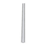 GLOBOSTAR® ALP-PLASTERIN GYPSO 70819-1M Χωνευτό Προφίλ Αλουμινίου Ειδικό για Γυψοσανίδα με Λευκό Γαλακτερό Πατητό Κάλυμμα για Ταινίες LED IP20 - Ασημί & Λευκό - Μ100 x Π6.7 x Υ1.3cm - Image 6