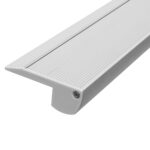 GLOBOSTAR® ALP-STEP-GRIP STAIR 70823-3M Επιφανειακό Προφίλ Αλουμινίου Ειδικό για Φωτισμό Σκαλοπατιού με Λευκό Γαλακτερό Πατητό Κάλυμμα για Ταινίες LED IP20 - Ασημί & Λευκό - Μ300 x Π6 x Υ2.1cm - Image 5