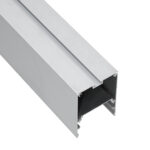GloboStar® SURFACEPENDANT-PROFILE 70826-3M Προφίλ Αλουμινίου - Βάση & Ψύκτρα Ταινίας LED με Λευκό Γαλακτερό Κάλυμμα - Επιφανειακή & Κρεμαστή Χρήση - Πατητό Κάλυμμα - Ασημί - 3 Μέτρα - Μ300 x Π5 x Υ7cm - Image 5
