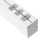 GloboStar® SURFACEPENDANT-PROFILE 70827-1M Προφίλ Αλουμινίου - Βάση & Ψύκτρα Ταινίας LED με Λευκό Γαλακτερό Κάλυμμα - Επιφανειακή & Κρεμαστή Χρήση - Πατητό Κάλυμμα - Λευκό - 1 Μέτρο - Μ100 x Π5 x Υ7cm - Image 5