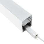 GloboStar® SURFACEPENDANT-PROFILE 70827-1M Προφίλ Αλουμινίου - Βάση & Ψύκτρα Ταινίας LED με Λευκό Γαλακτερό Κάλυμμα - Επιφανειακή & Κρεμαστή Χρήση - Πατητό Κάλυμμα - Λευκό - 1 Μέτρο - Μ100 x Π5 x Υ7cm - Image 6