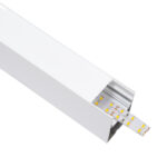 GloboStar® SURFACEPENDANT-PROFILE 70827-3M Προφίλ Αλουμινίου - Βάση & Ψύκτρα Ταινίας LED με Λευκό Γαλακτερό Κάλυμμα - Επιφανειακή & Κρεμαστή Χρήση - Πατητό Κάλυμμα - Λευκό - 3 Μέτρα - Μ300 x Π5 x Υ7cm - Image 4