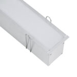 GloboStar® RECESS-PROFILE 70829-3M Προφίλ Αλουμινίου - Βάση & Ψύκτρα Ταινίας LED με Λευκό Γαλακτερό Κάλυμμα - Χωνευτή Χρήση - Πατητό Κάλυμμα - Ασημί - 3 Μέτρα - Μ300 x Π7.5 x Υ7cm - Image 2