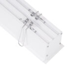 GloboStar® RECESS-PROFILE 70833-1M Προφίλ Αλουμινίου - Βάση & Ψύκτρα Ταινίας LED με Λευκό Γαλακτερό Κάλυμμα - Χωνευτή Χρήση - Πατητό Κάλυμμα - Λευκό - 1 Μέτρο - Μ100 x Π7.5 x Υ7cm - Image 5