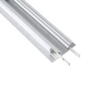 GLOBOSTAR® ALP-WALL-UPDOWN CONCEALED 70844-3M Επιφανειακό Προφίλ Αλουμινίου Ειδικό για Δημιουργία Κρυφού Φωτισμού Up & Down με Λευκό Γαλακτερό Πατητό Κάλυμμα για Ταινίες LED IP20 - Ασημί & Λευκό - Μ300 x Π5 x Υ1.7cm - Image 2