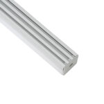 GLOBOSTAR® ALP-LINEAR GLOA 70847-1M Επιφανειακό & Κρεμαστό Προφίλ Αλουμινίου με Λευκό Γαλακτερό Πατητό Κάλυμμα για Ταινίες LED IP20 - Ασημί & Λευκό - Μ100 x Π2.6 x Υ2.3cm - Image 5