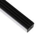 GLOBOSTAR® ALP-LINEAR GLOA 70849-3M Επιφανειακό & Κρεμαστό Προφίλ Αλουμινίου με Λευκό Γαλακτερό Πατητό Κάλυμμα για Ταινίες LED IP20 - Μαύρο & Λευκό - Μ300 x Π2.6 x Υ2.3cm - Πακέτο 5 Τεμαχίων - Image 5