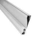GloboStar® SKIRTINGBOARD-PROFILE 70850-3M Προφίλ Αλουμινίου - Βάση & Ψύκτρα Ταινίας LED με Λευκό Γαλακτερό Κάλυμμα - Επιφανειακή Χρήση για Περβάζι - Πατητό Κάλυμμα - Ασημί - 3 Μέτρα - Μ300 x Π1.6 x Υ8cm - Image 6