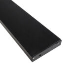 GloboStar® SKIRTINGBOARD-PROFILE 70852-3M Προφίλ Αλουμινίου - Βάση & Ψύκτρα Ταινίας LED με Λευκό Γαλακτερό Κάλυμμα - Επιφανειακή Χρήση για Περβάζι - Πατητό Κάλυμμα - Μαύρο - 3 Μέτρα - Μ300 x Π1.6 x Υ8cm - Image 5